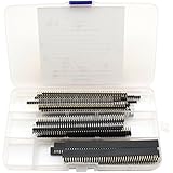 Raogoodcx 40Pcs 8 Kinds of 2.54mm Breakaway PCB Board 40 Pin Male and Female Pin Header Connector Kit for Arduino Prototype Shield