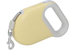 GLOGLOW Adjustable Retractable Dog Leash, 5 Meter Length, ABS and Aluminum Alloy Construction, Soft Grip Handle, for Walking,