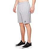 Reebok Men's Drawstring Shorts - Athletic Running & Workout Short - Cruz Sleet Heather, Small
