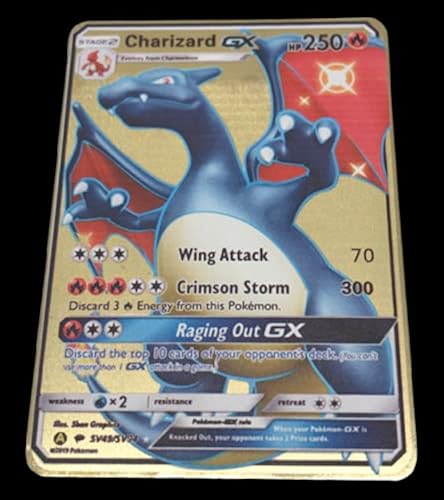 Custom Gold Metal 1st Edition Base Set Pokemon Cards Featuring Charizard,  Blastoise, Venusaur, and Ancient Mew (4 Charizard Lot) in Saudi Arabia |  Whizz