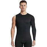 New Compression Shirts for Men 1/2 Single Arm Long Sleeve Athletic Base Layer Undershirt Gear T Shirt for Workout Basketball