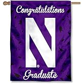 Northwestern Wildcats Graduation Gift Banner Flag