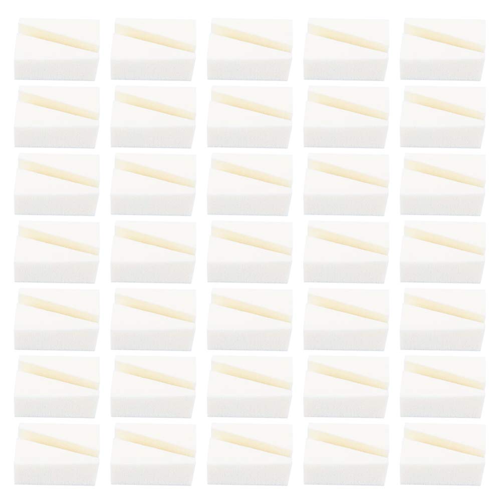 70 Pcs Make Up Wedges Nail Art Sponges Cosmetic Wedges Foundation Beauty Tool (Triangle Shape)