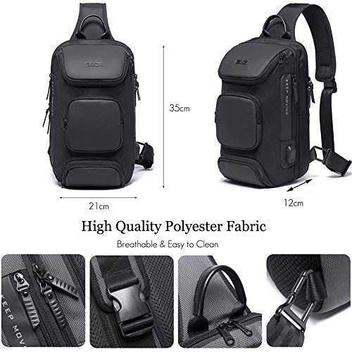 men's shoulder sling backpack