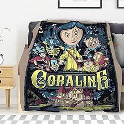 Ksabdfu Coraline Throw Blanket Soft Cozy