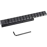 ToopMount 11mm Dovetail to 20mm Picatinny Convert Rail, Standard 1913 Rail, 3/8" to 7/8" Scope Mount Rail, 20mm Scope Mount f