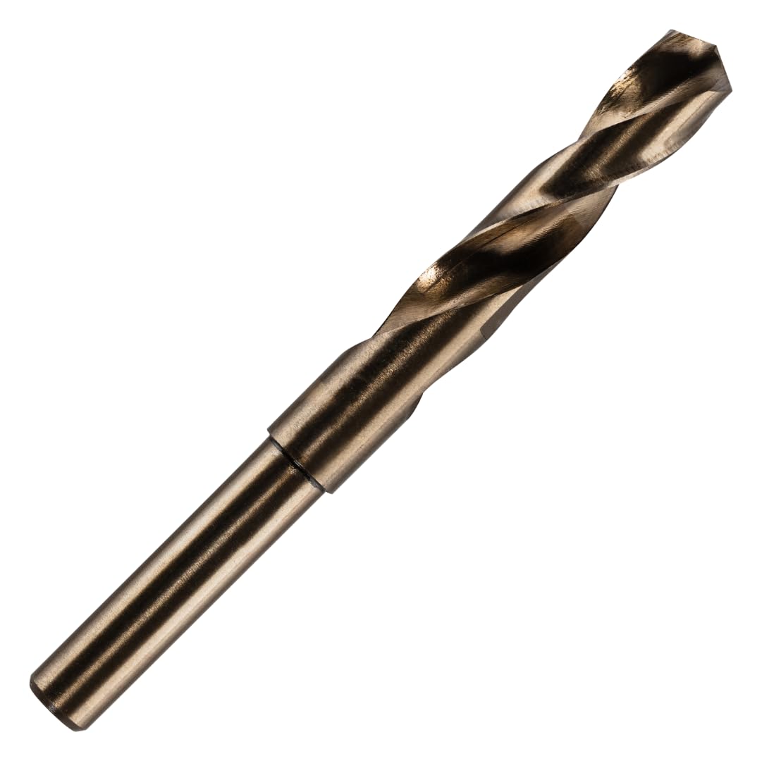 14mm HSS Cobalt Blacksmith Drill Bit - Reduced Shank Drill For Stainless Steel & Hard Metals