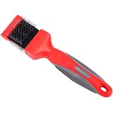 Groomer Essentials Extra Firm Flex Slicker Brush for Dematting Dogs | Extra-firm pins break through stubborn mats, heavy tangles, and dense coats on Doodles, Poodles, and long-haired breeds.