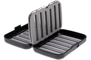 Leefasy Fly Fishing Box Waterproof and Durable for Freshwater and Large 4-Sided,