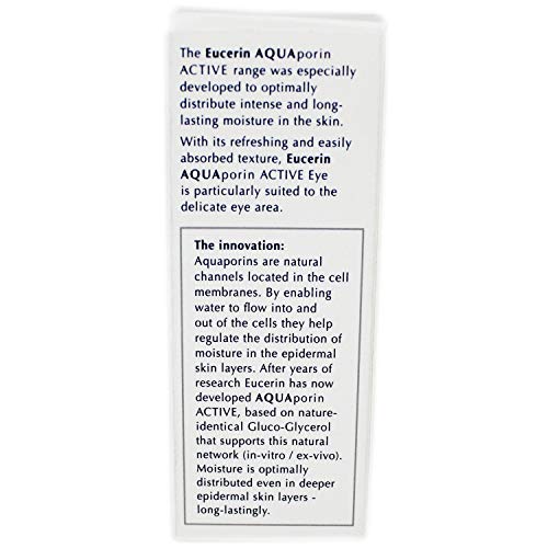 AQUAporin by Eucerin Active Moisturising Eye Cream 15ml Pricepulse