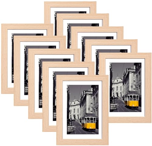 Eletecpro Picture Frames Acrylic Cover Natural