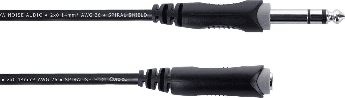 Stereo Audio Cable Jack Male/Female 5 m