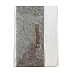 OUTBROS Foldable Storage Boxes, Large Linen