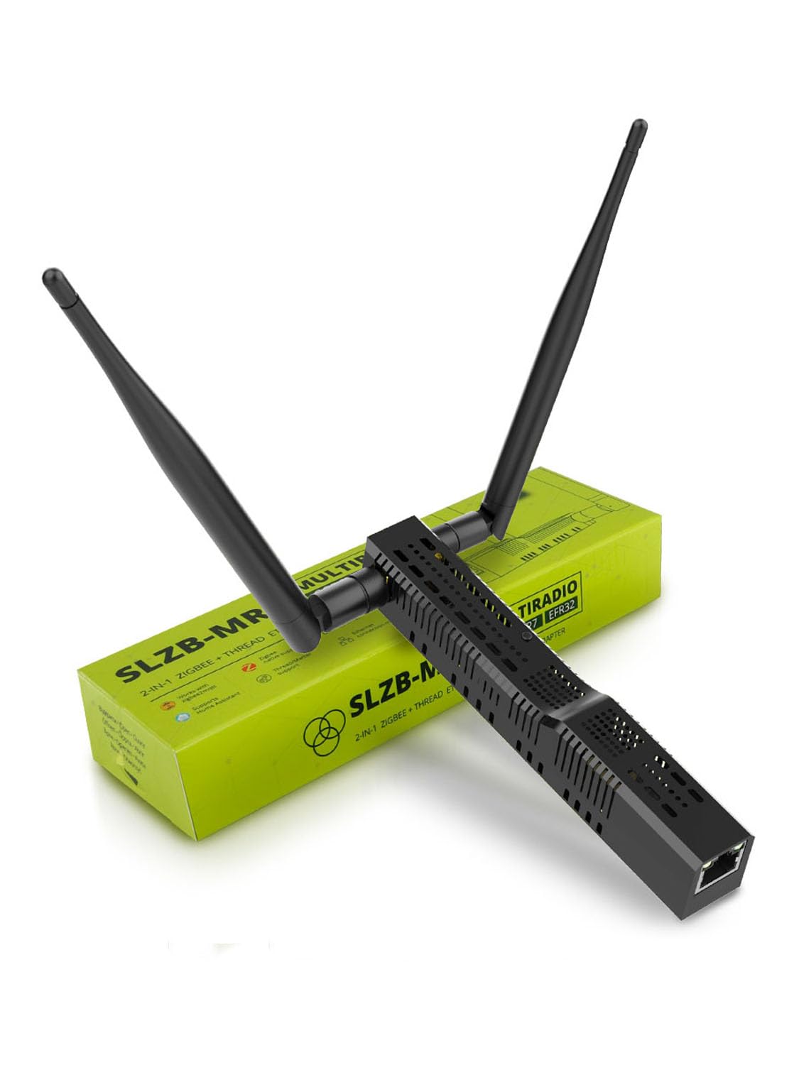 Photo 1 of SMLIGHT SLZB-MR1 - Zigbee 3.0 to Ethernet,USB,and WiFi Gateway Coordinator with PoE,Universal Gateway for Home Assistant/ Zigbee2MQTT/ZHA,Wireless Zigbee 3.0 USB Adapter