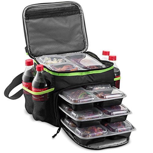Outdoorwares Cooler Bag Insulated Large Capacity Bag Durable, Insulated Tote to Keep Foods and Drinks in The Right Temperature (11 x 10 x 9 Inches)
