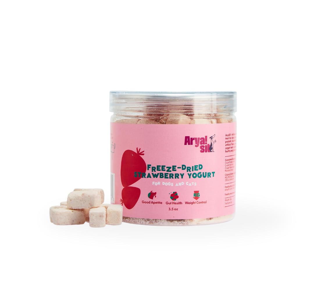 Arya Sit Freeze-Dried Single Ingredient Dog Treats Strawberry