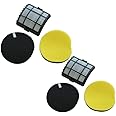 EZ SPARES Replacement for Bisel 12118 Filter,for Powerglide Vacuum Cleaners Lift Off Filter Kit Compare to Vacuum Hepa Part Attachment 160-1972, 160-1973, 160-1974, 1601974, 1603437, 2763(2 pack)