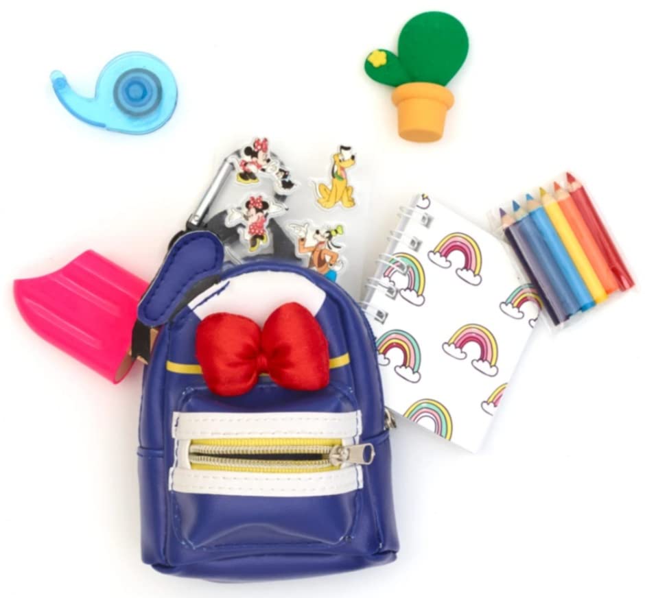 Disney Donald Duck Blue Mini Backpack Pencil Case Micro Pack with 6 Stationery Items