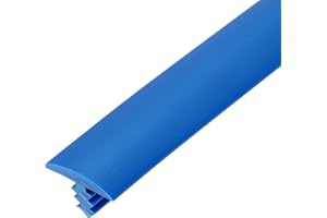 uxcell T Rubber Trim Molding, 23/32 Inch x 10 ft Edge Banding Trims Flexible Plastic Center Barb Tee Molding for Table, Game 