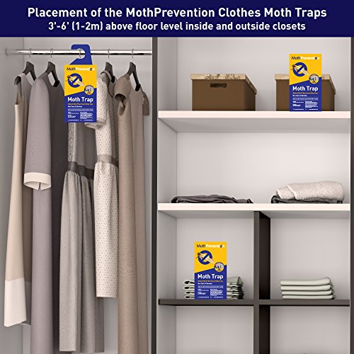 MothPrevention Clothes Moth Killer KIT Extreme Power! with Clothes