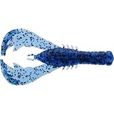 Yamamoto 4'' Yama Craw/Blue W/Large Black Flake (6 Pack)