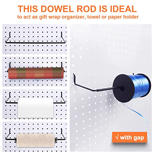 Pegboard Paper Towel Holder, Paper Roll Pegboard Accessories for