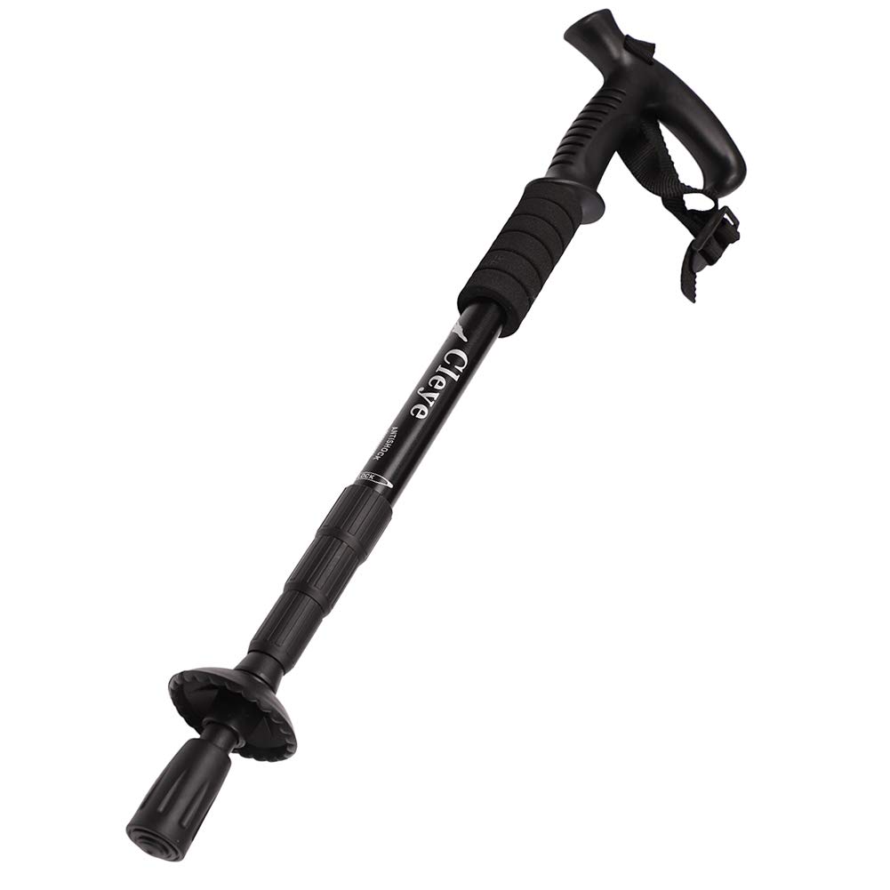 Hiking Poles Telescopic Trekking Poles Adjustable Walking Sticks Lightweight Walking Poles Portable Walking Stick Trekking Poles with Wrist Strap for Men Women Senior Trekking, 3 Sections Adjustable