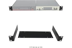 RHYMKAWA RK Rackmount Bracket Kit Suitable to Mount Senheiser G 3 G 4 ew100 135 300 335 835 845 935 945 GA 3 GA 4 Dual (2) Receivers on 1U Standard 19'' Rack Distribution