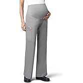 WonderWink Women's Wonderwork Maternity Pant, Grey, 2X-Large
