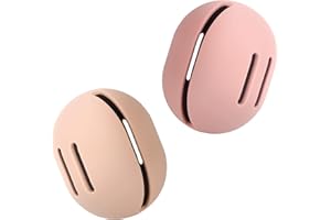 2 PCS Makeup Sponge Holder – Shatterproof Eco-Friendly Silicone Beauty Make Up Blender Case for Travel