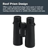 Celestron Outland X 10x50 Roof Prism Binoculars Black view 5