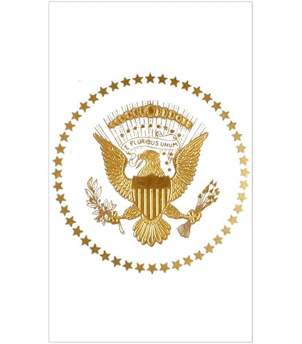 MidWestern Clipper POTUS Seal Decals – 8-Pack, Presidential Seal Stickers, Vinyl Bumper/Wall Decal, Made In USA