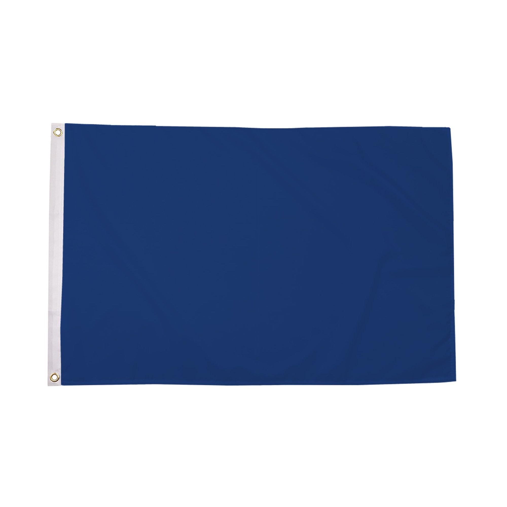 Flagtex Blue Plain Colour Flag Large 8ft x 5ft (240cm x 150cm) - Giant Solid Blue Vivid Outdoor Polyester Flag Weather Resistant Banner for Outdoor Display Events