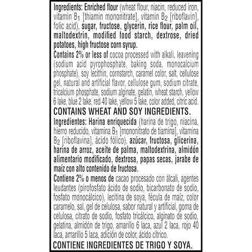POP-TARTS CRUNCHY POPPERS CRUNCHY FILLED SNACK PIECES, KIDS SNACKS, ON-THE-GO, FROSTED BROWNIE CRUNCH, 5OZ BOX (5 POUCHES)
