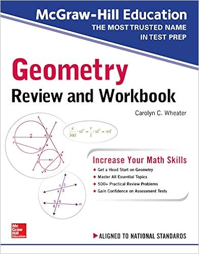 Mcgraw Hill Education Geometry Review And Workbook 1 Wheater Carolyn 