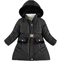 Happy Cherry Toddler Fleece Lined Jacket - Waterproof Windbreaker Coat For Boys & Girls, Winter & Fall