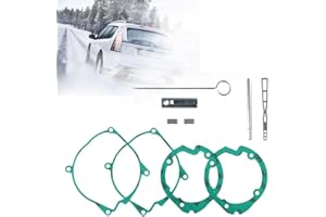 SEAAZQURTLES 12V Auxiliary Heater Ceramic Glow Plug Set,2KW 5KW Air Diesel Parking Heater Part Kit,Parking Heater Repair Kit with Pin Glow Plugs + 4 Gaskets + Filter, for Eberspacher Car Truck Boat Heater