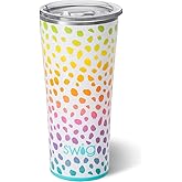 Swig Life 22oz Insulated Tumbler, Travel Coffee Tumbler with Lid, Cup Holder Friendly Travel Coffee Mug, Stainless Steel (Wild Child)