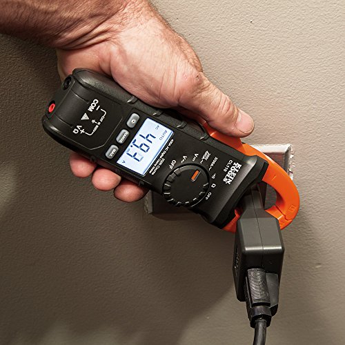Klein Tools CL110 AC / DC Digital Clamp Meter, Tests AC Current Via