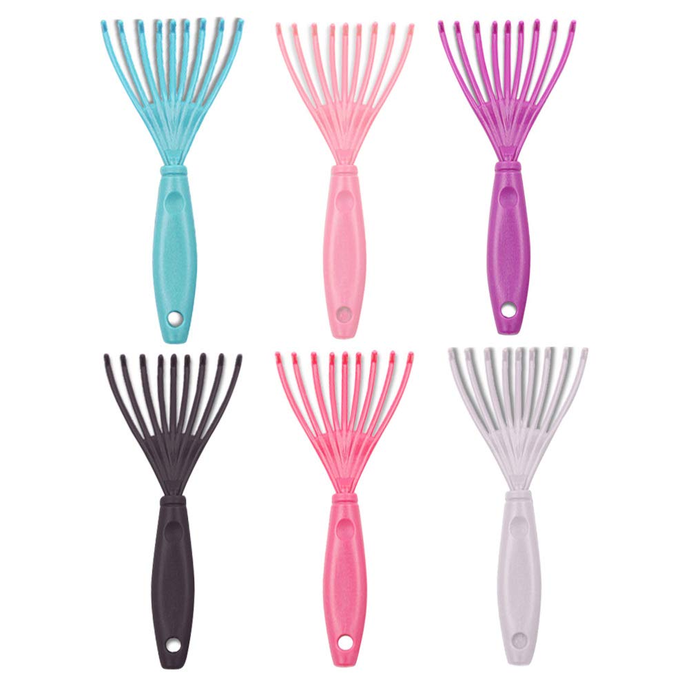 Beaupretty Brush Cleaner 8pcs Mini Hair Brush Comb Cleaning Brush Hair Brush Cleaning Cleaner Tool Remove Comb Tool for Removing Hair Dust Home Salon Use (Random Color) Paw Cleaner