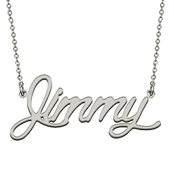 HUAN XUN Custom Letter Script Name Necklace