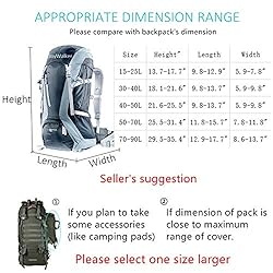Joy Walker Waterproof Backpack Rain Cover for