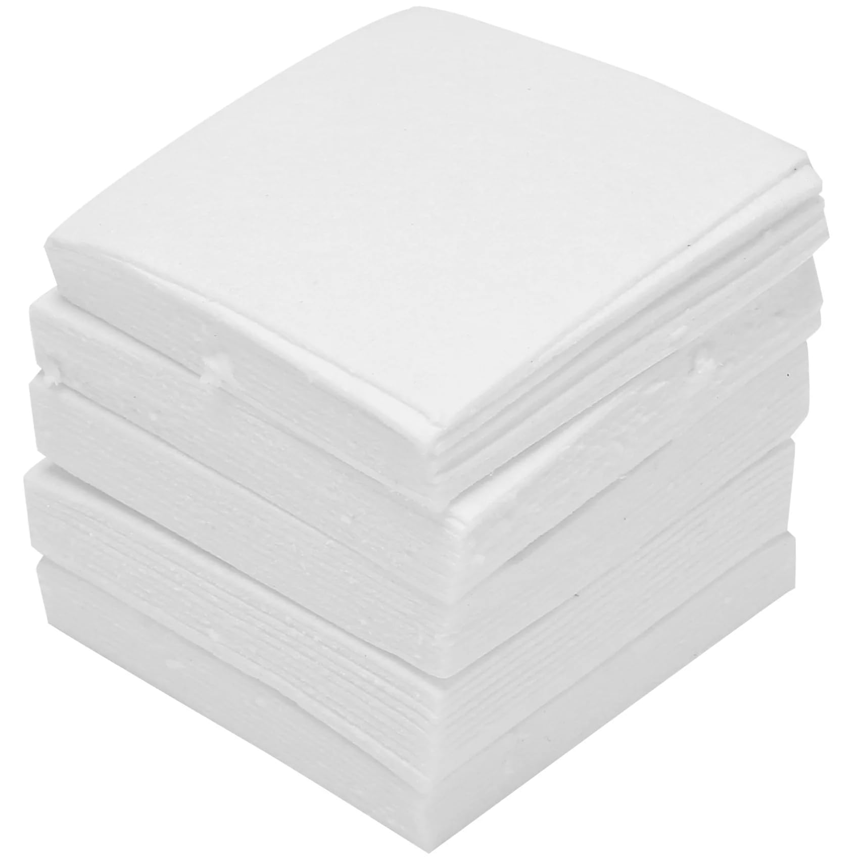 Photo 1 of 100 Sheets Microwave Kiln Paper Shelf Paper 4.7 Inch Ceramic Fiber Paper Insulation Ceramic Fiber Blanket