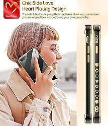 LeYi for iPhone-7 iPhone-8 Case: with Tempered