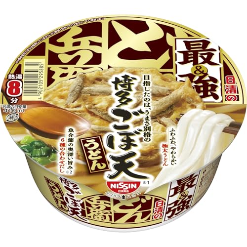 どん兵衛 最強どん兵衛 博多ごぼ天うどん 103g×12個