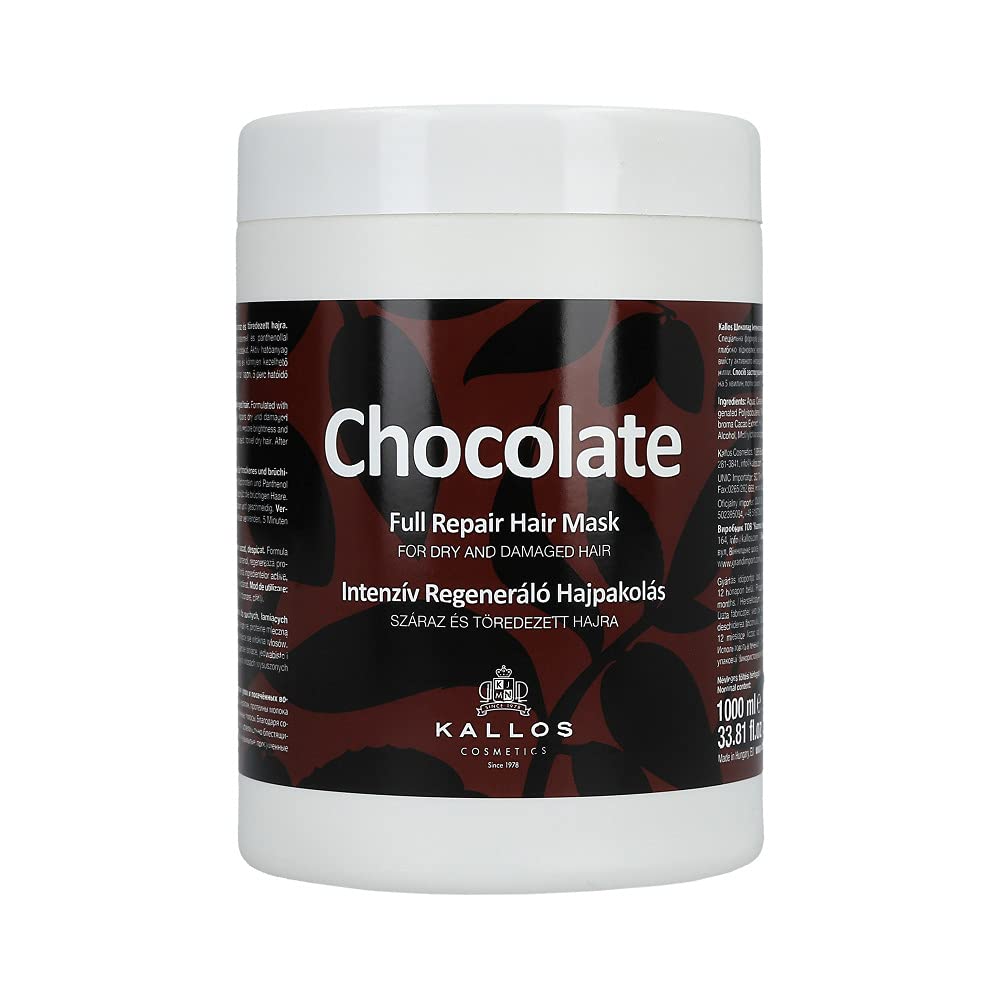 Kallos Full Repair Hair Mask - Chocolate - 1000Ml