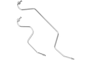 MuHize Power Steering Line Kit - Direct Fit for Chevrolet Escalade/GMC Yukon 2007-2014 | Aluminum Rack & Pinion Transfer Lines Replace #15254059, 15254058 | Leak-Proof OEM Design