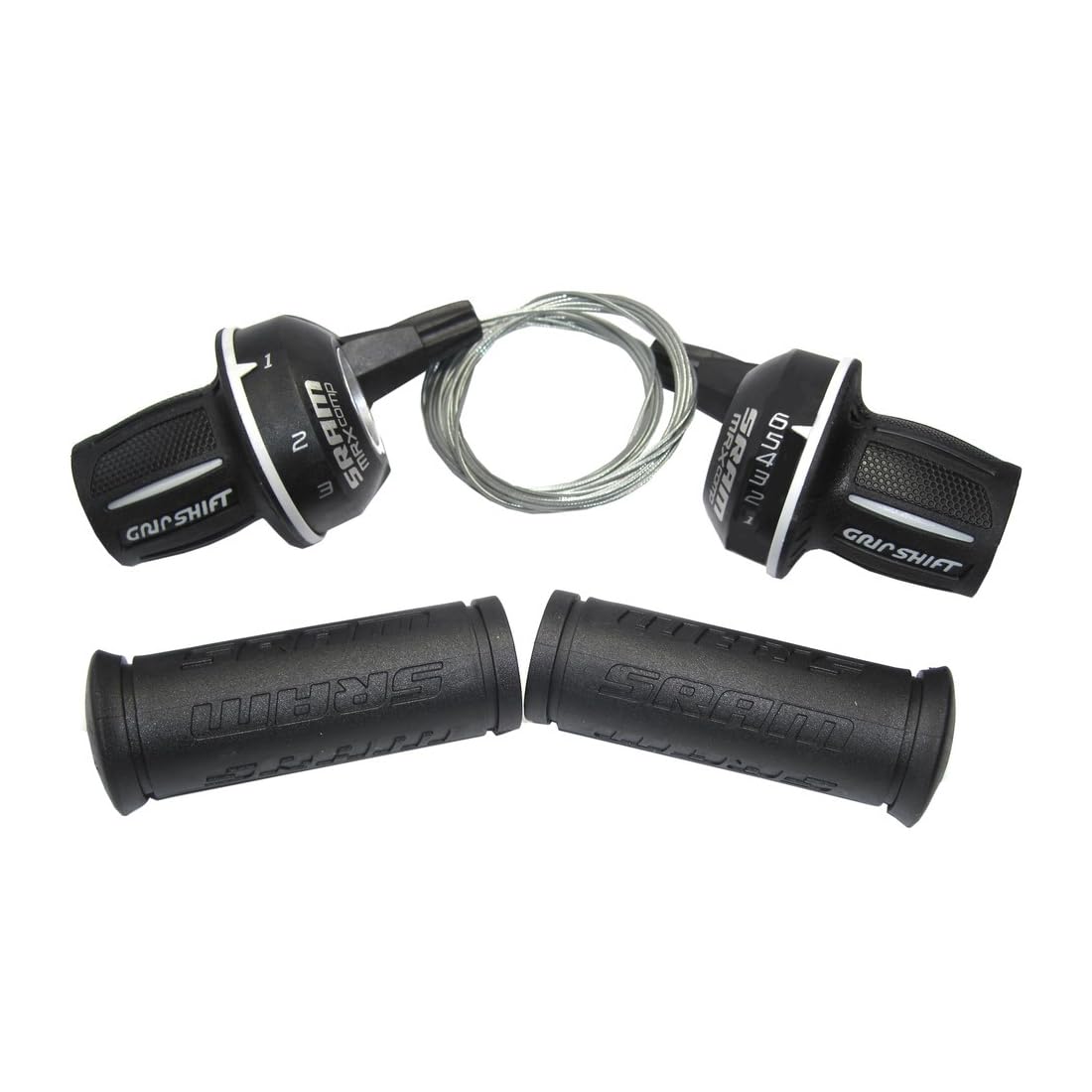 Sram MRX Comp Bicycle Twist Shifter Set (6-Speed),Black