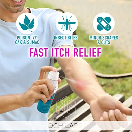 DCH Labs Itch Relief CalaSpray Fast Itch Relief from Poison Ivy, Oak
