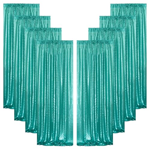 ShinyBeauty Sequin Backdrop Mint Green Backdrop
